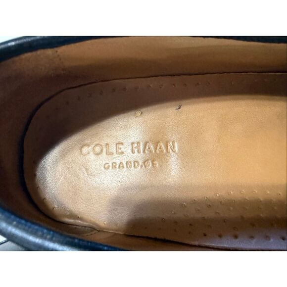 Cole Haan Men\'s Size 14 Slip On Loafers Black Leather Comfort Classic Preppy
